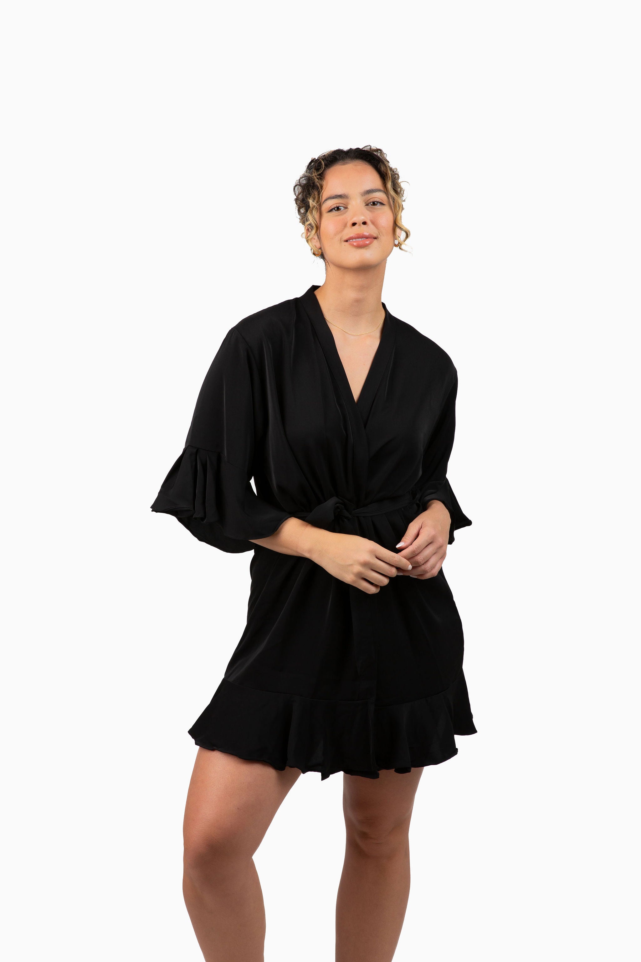 Custom Ruffled Robe Custom Ruffled Robe