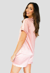 Rose Pajama Set - Side Rose Pajama Set - Side