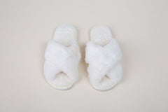 Luxury Fluffy Bridal Slippers for Bride