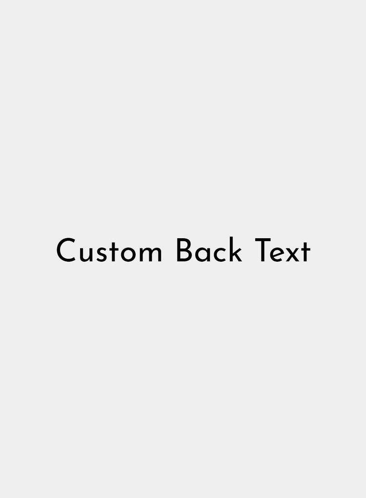 Custom Back Text