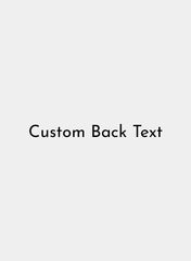 Custom Back Text